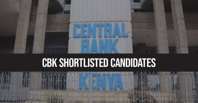 Check CBK Shortlisted Candidates 2024/2025 PDF Here