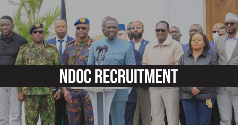 NDOC Recruitment Vacancies 2024/2025 and How to Apply