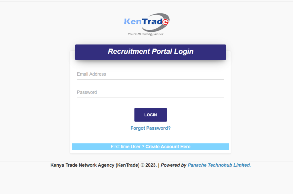 KenTrade Recruitment Portal